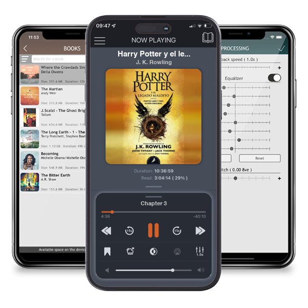 Descargar audiolibro gratis Harry Potter y el legado maldito / Harry Potter and the Cursed Child by J. K. Rowling y escuchar en cualquier lugar en sus dispositivos iOS en la aplicación ListenBook.