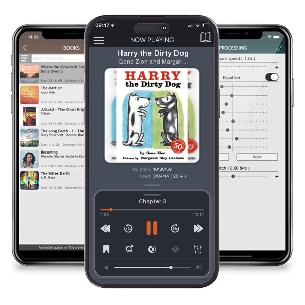 Download fo free audiobook Harry the Dirty Dog by Gene Zion and Margaret Bloy Graham and listen anywhere on your iOS devices in the ListenBook app.