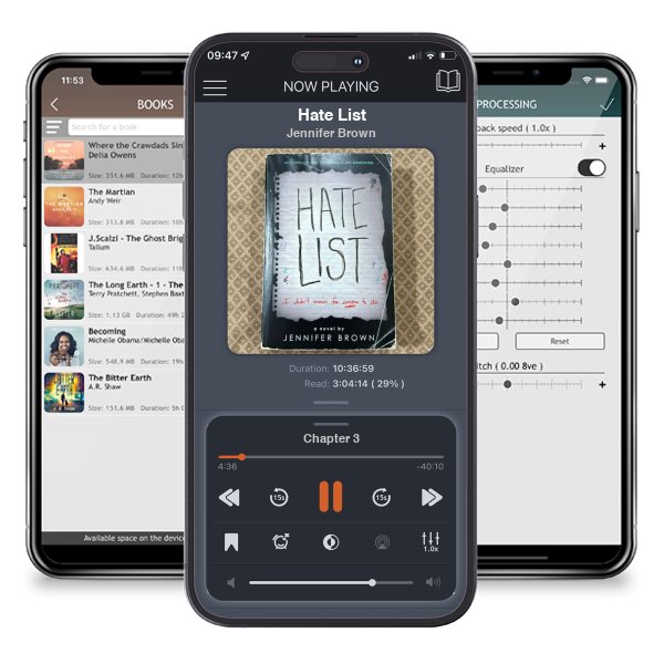 Download fo free audiobook Hate List by Jennifer Brown and listen anywhere on your iOS devices in the ListenBook app.