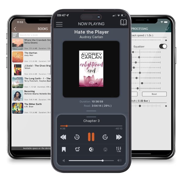 Download fo free audiobook Hate the Player by Audrey Carlan and listen anywhere on your iOS devices in the ListenBook app.