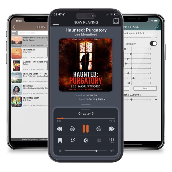 Download fo free audiobook Haunted: Purgatory by Lee Mountford and listen anywhere on your iOS devices in the ListenBook app.