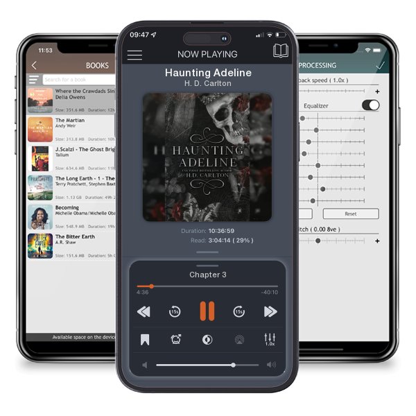 Download fo free audiobook Haunting Adeline by H. D. Carlton and listen anywhere on your iOS devices in the ListenBook app.