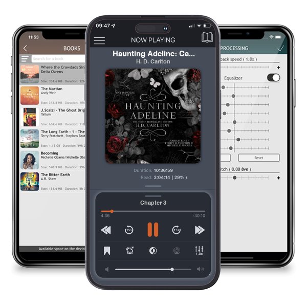 Download fo free audiobook Haunting Adeline: Cat and Mouse Duet, Book 1 by H. D. Carlton and listen anywhere on your iOS devices in the ListenBook app.
