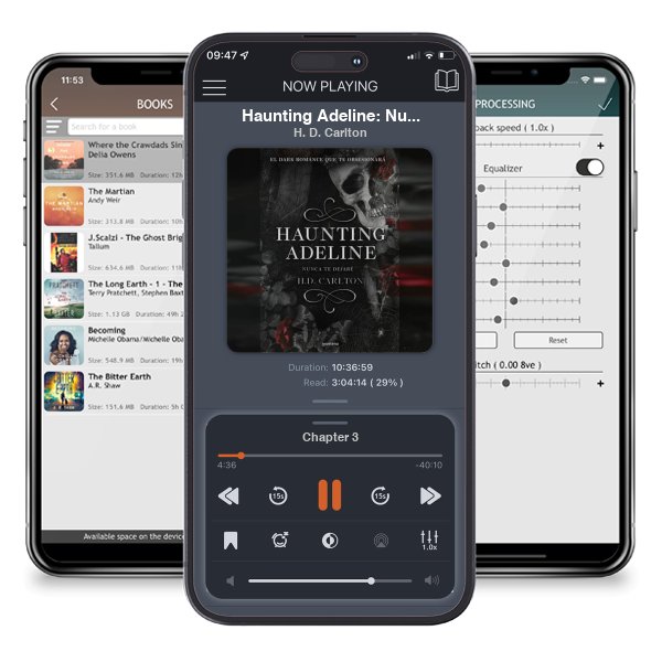 Descargar audiolibro gratis Haunting Adeline: Nunca te dejaré (edición en español) by H. D. Carlton y escuchar en cualquier lugar en sus dispositivos iOS en la aplicación ListenBook.