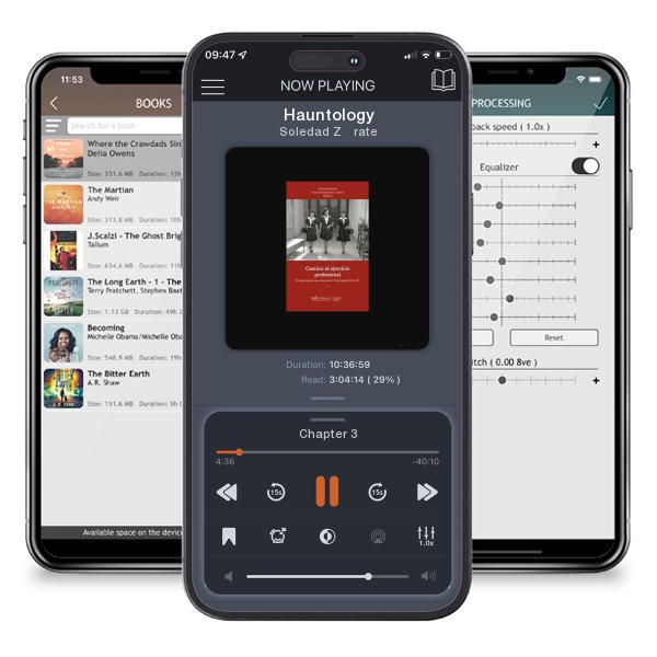 Download fo free audiobook Hauntology by Soledad Zárate and listen anywhere on your iOS devices in the ListenBook app.