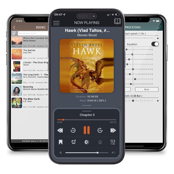 Download fo free audiobook Hawk (Vlad Taltos, #14) by Steven Brust and listen anywhere on your iOS devices in the ListenBook app.