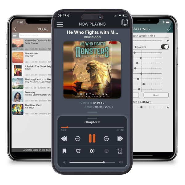 Download fo free audiobook He Who Fights with Monsters 11: A LitRPG Adventure by Shirtaloon and listen anywhere on your iOS devices in the ListenBook app.