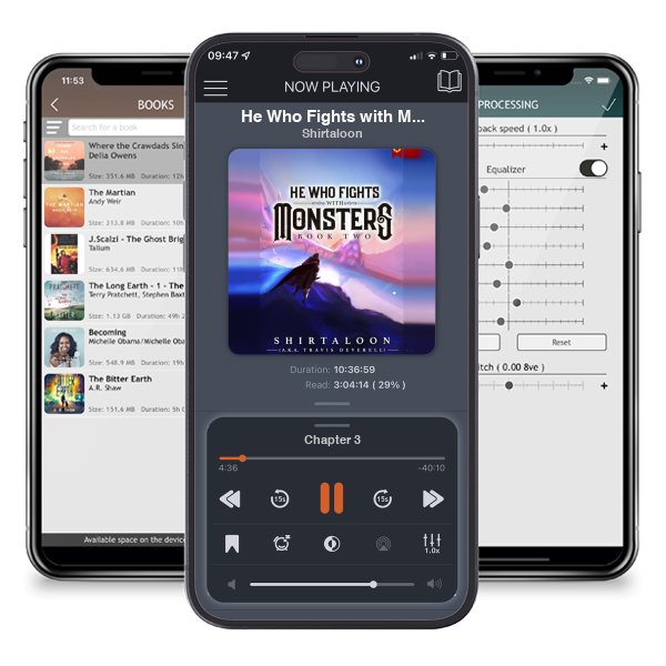 Download fo free audiobook He Who Fights with Monsters 2: A LitRPG Adventure by Shirtaloon and listen anywhere on your iOS devices in the ListenBook app.