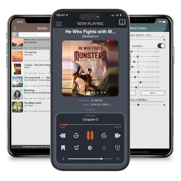 Download fo free audiobook He Who Fights with Monsters 7: A LitRPG Adventure by Shirtaloon and listen anywhere on your iOS devices in the ListenBook app.