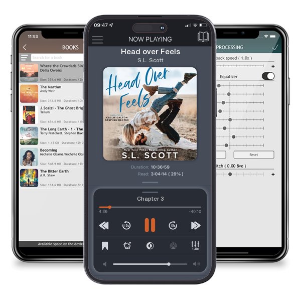 Download fo free audiobook Head over Feels by S.L. Scott and listen anywhere on your iOS devices in the ListenBook app.