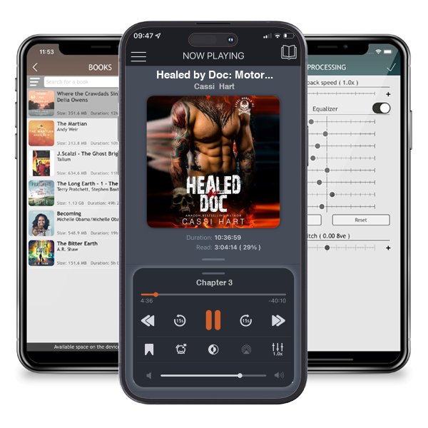 Download fo free audiobook Healed by Doc: Motorcycle Club Romance Book 7 (Steel Rebels MC) by Cassi Hart and listen anywhere on your iOS devices in the ListenBook app.