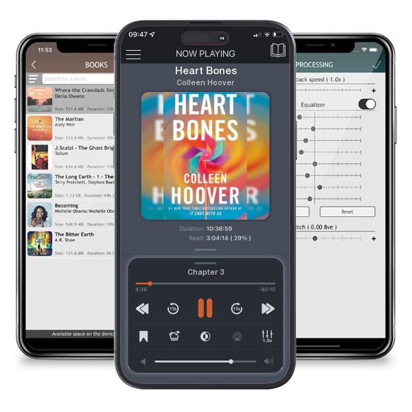Download fo free audiobook Heart Bones by Colleen Hoover and listen anywhere on your iOS devices in the ListenBook app.