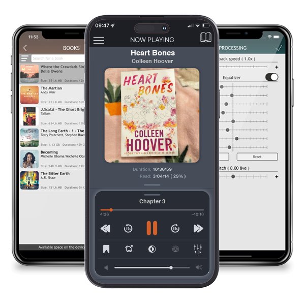 Download fo free audiobook Heart Bones by Colleen Hoover and listen anywhere on your iOS devices in the ListenBook app.