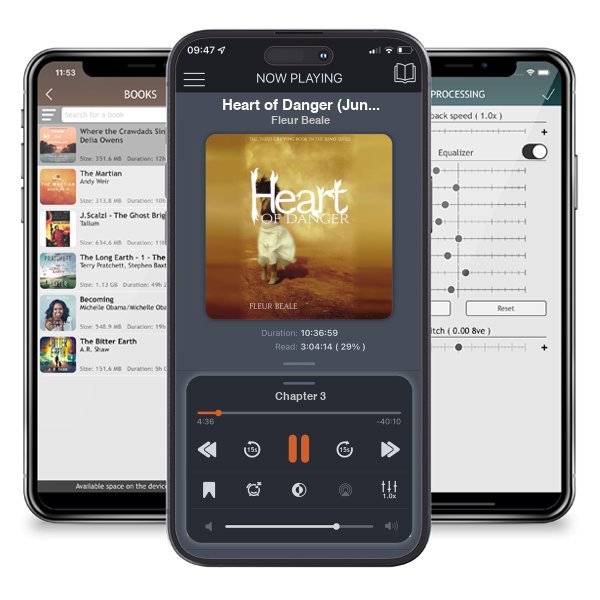 Download fo free audiobook Heart of Danger (Juno, #3) by Fleur Beale and listen anywhere on your iOS devices in the ListenBook app.