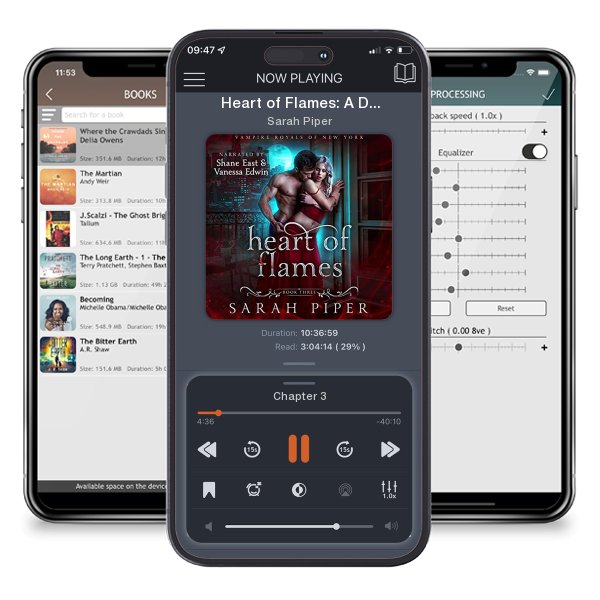 Download fo free audiobook Heart of Flames: A Dark Vampire Romance by Sarah Piper and listen anywhere on your iOS devices in the ListenBook app.