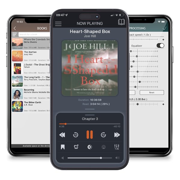 Download fo free audiobook Heart-Shaped Box by Joe Hill and listen anywhere on your iOS devices in the ListenBook app.