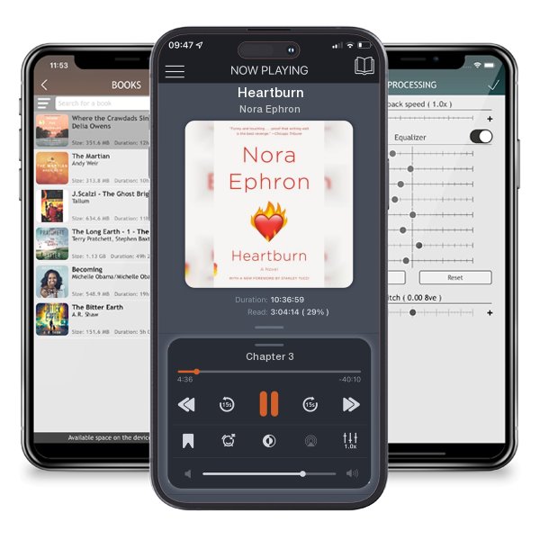 Download fo free audiobook Heartburn by Nora Ephron and listen anywhere on your iOS devices in the ListenBook app.