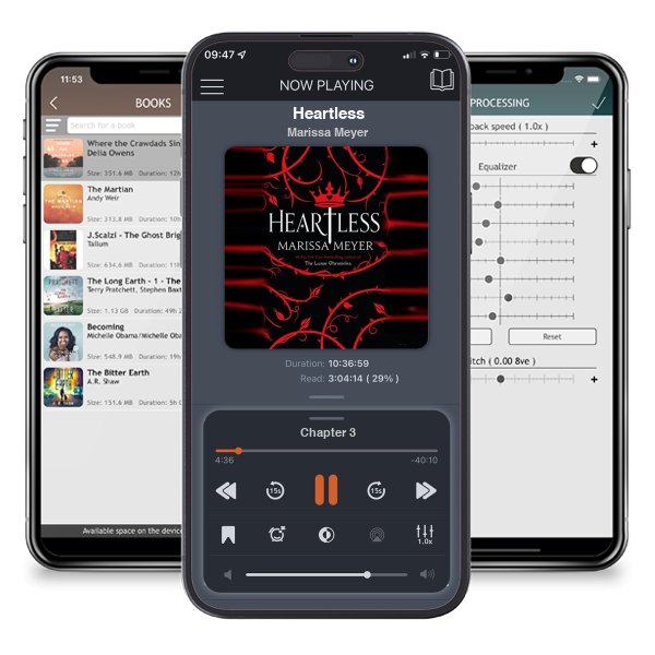 Download fo free audiobook Heartless by Marissa Meyer and listen anywhere on your iOS devices in the ListenBook app.