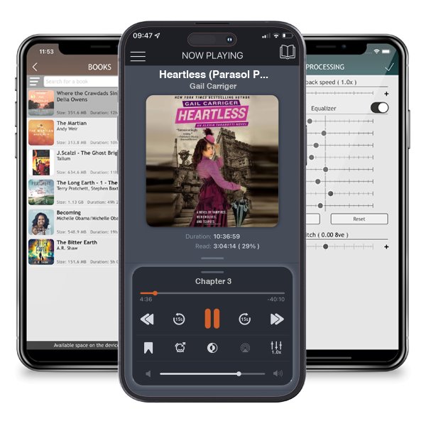 Download fo free audiobook Heartless (Parasol Protectorate, #4) by Gail Carriger and listen anywhere on your iOS devices in the ListenBook app.