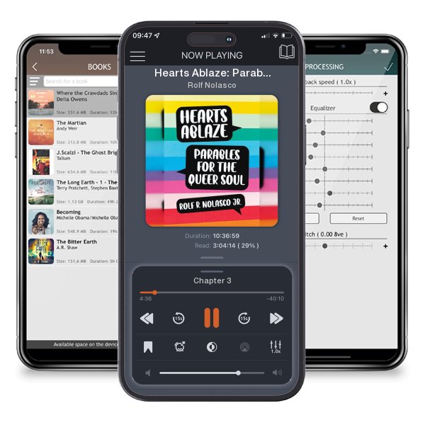 Download fo free audiobook Hearts Ablaze: Parables for the Queer Soul by Rolf Nolasco and listen anywhere on your iOS devices in the ListenBook app.