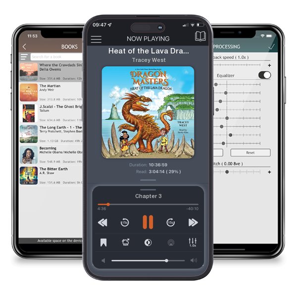 Download fo free audiobook Heat of the Lava Dragon by Tracey West and listen anywhere on your iOS devices in the ListenBook app.