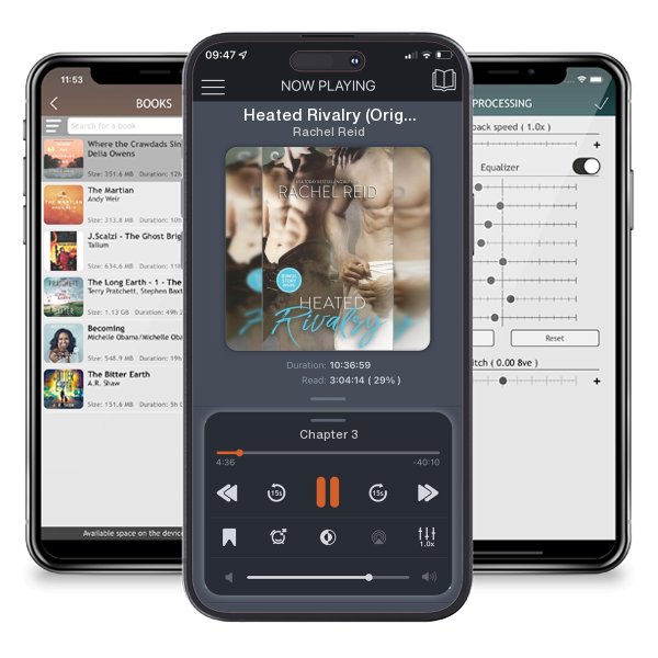 Download fo free audiobook Heated Rivalry (Original) by Rachel Reid and listen anywhere on your iOS devices in the ListenBook app.