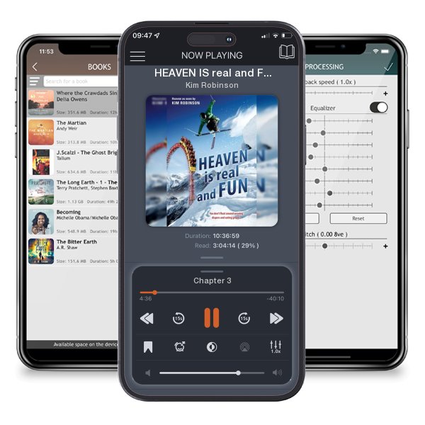 Download fo free audiobook HEAVEN IS real and FUN by Kim Robinson and listen anywhere on your iOS devices in the ListenBook app.