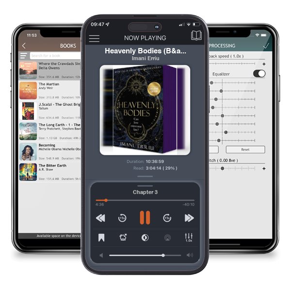 Download fo free audiobook Heavenly Bodies (B&N Exclusive Edition) (Heavenly Bodies Series #1) by Imani Erriu and listen anywhere on your iOS devices in the ListenBook app.