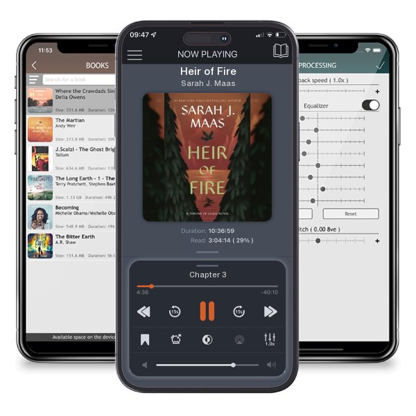 Download fo free audiobook Heir of Fire by Sarah J. Maas and listen anywhere on your iOS devices in the ListenBook app.