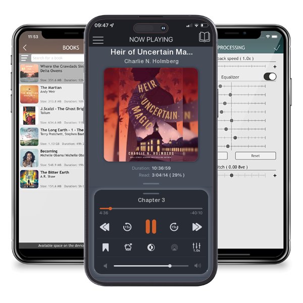 Download fo free audiobook Heir of Uncertain Magic by Charlie N. Holmberg and listen anywhere on your iOS devices in the ListenBook app.