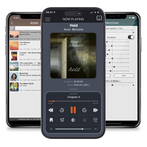 Download fo free audiobook Held by Anne Michaels and listen anywhere on your iOS devices in the ListenBook app.