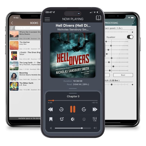 Download fo free audiobook Hell Divers (Hell Divers, #1) by Nicholas Sansbury Smith and listen anywhere on your iOS devices in the ListenBook app.