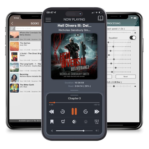 Download fo free audiobook Hell Divers III: Deliverance: Hell Divers Series, Book 3 by Nicholas Sansbury Smith and listen anywhere on your iOS devices in the ListenBook app.