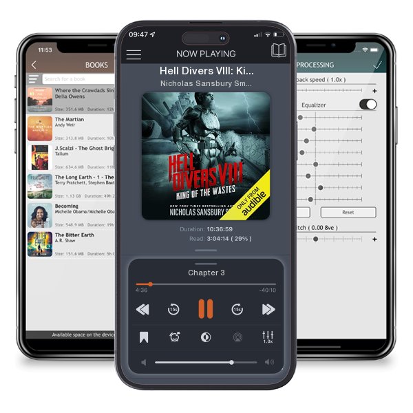 Download fo free audiobook Hell Divers VIII: King of the Wastes by Nicholas Sansbury Smith and listen anywhere on your iOS devices in the ListenBook app.