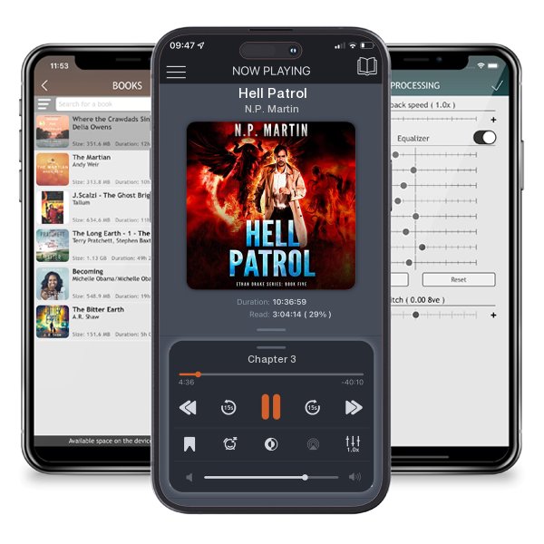 Download fo free audiobook Hell Patrol by N.P. Martin and listen anywhere on your iOS devices in the ListenBook app.