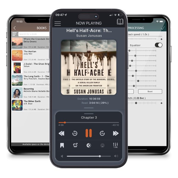 Download fo free audiobook Hell's Half-Acre: The Untold Story of the Benders, a Serial... by Susan Jonusas and listen anywhere on your iOS devices in the ListenBook app.