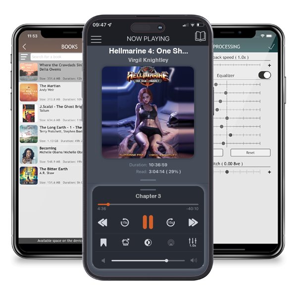Download fo free audiobook Hellmarine 4: One Shall Crumble (Hellmarine: A Slice-of-Demon Military Sci-Fi Epic) by Virgil Knightley and listen anywhere on your iOS devices in the ListenBook app.
