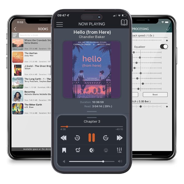 Download fo free audiobook Hello (from Here) by Chandler Baker and listen anywhere on your iOS devices in the ListenBook app.