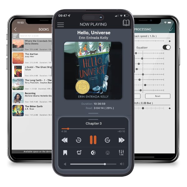 Download fo free audiobook Hello, Universe by Erin Entrada Kelly and listen anywhere on your iOS devices in the ListenBook app.