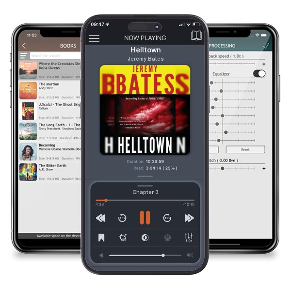 Download fo free audiobook Helltown by Jeremy Bates and listen anywhere on your iOS devices in the ListenBook app.