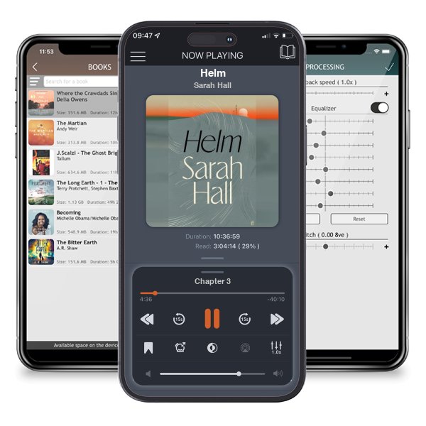 Download fo free audiobook Helm by Sarah Hall and listen anywhere on your iOS devices in the ListenBook app.