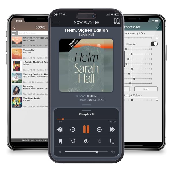 Download fo free audiobook Helm: Signed Edition by Sarah Hall and listen anywhere on your iOS devices in the ListenBook app.