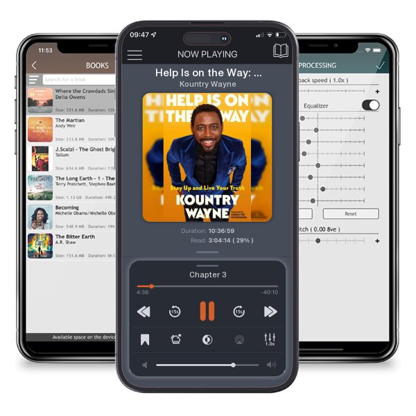 Download fo free audiobook Help Is on the Way: Stay Up and Live Your Truth by Kountry Wayne and listen anywhere on your iOS devices in the ListenBook app.