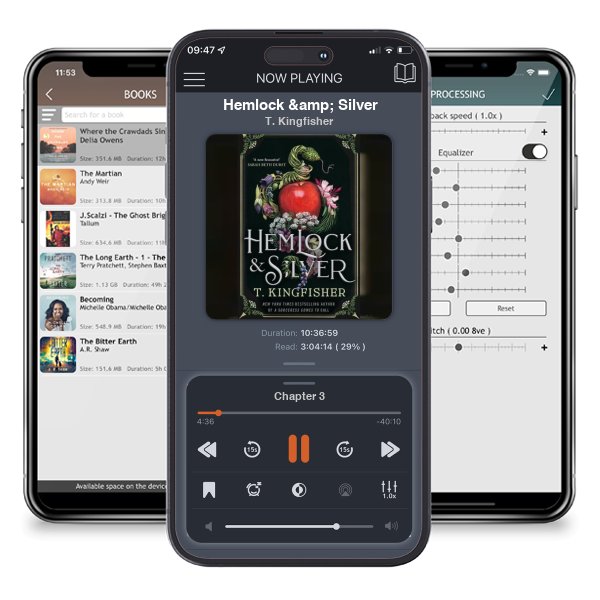 Download fo free audiobook Hemlock & Silver by T. Kingfisher and listen anywhere on your iOS devices in the ListenBook app.
