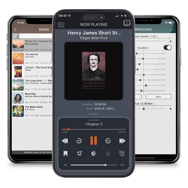 Download fo free audiobook Henry James Short Stories Volume 10 by Edgar Allan Poe and listen anywhere on your iOS devices in the ListenBook app.