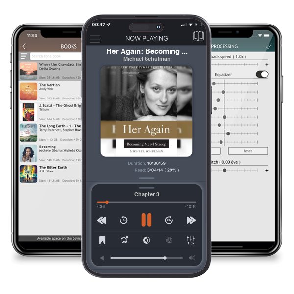 Download fo free audiobook Her Again: Becoming Meryl Streep by Michael Schulman and listen anywhere on your iOS devices in the ListenBook app.