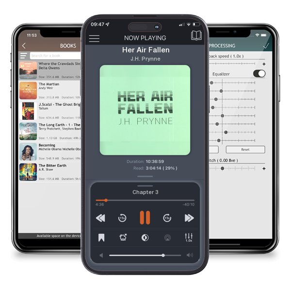 Download fo free audiobook Her Air Fallen by J.H. Prynne and listen anywhere on your iOS devices in the ListenBook app.