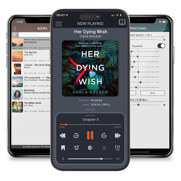 Download fo free audiobook Her Dying Wish by Carla Kovach and listen anywhere on your iOS devices in the ListenBook app.
