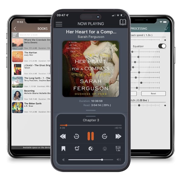 Download fo free audiobook Her Heart for a Compass by Sarah Ferguson and listen anywhere on your iOS devices in the ListenBook app.