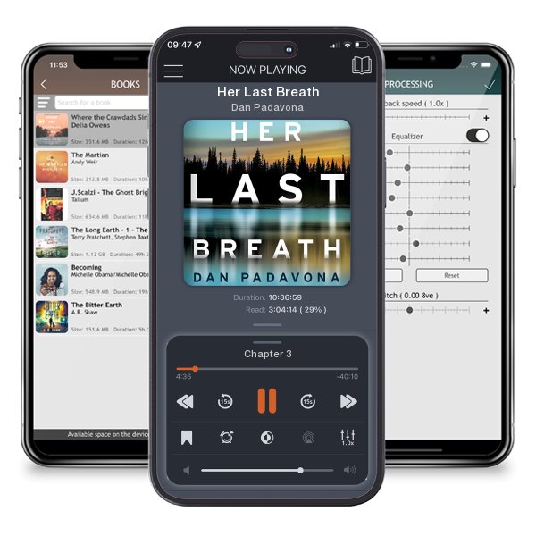 Download fo free audiobook Her Last Breath by Dan Padavona and listen anywhere on your iOS devices in the ListenBook app.